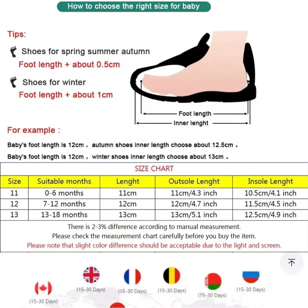 New Tan Baby Shoes with Bow 7-12 months